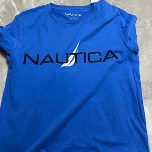 A blue Nautica shirt new never worn!